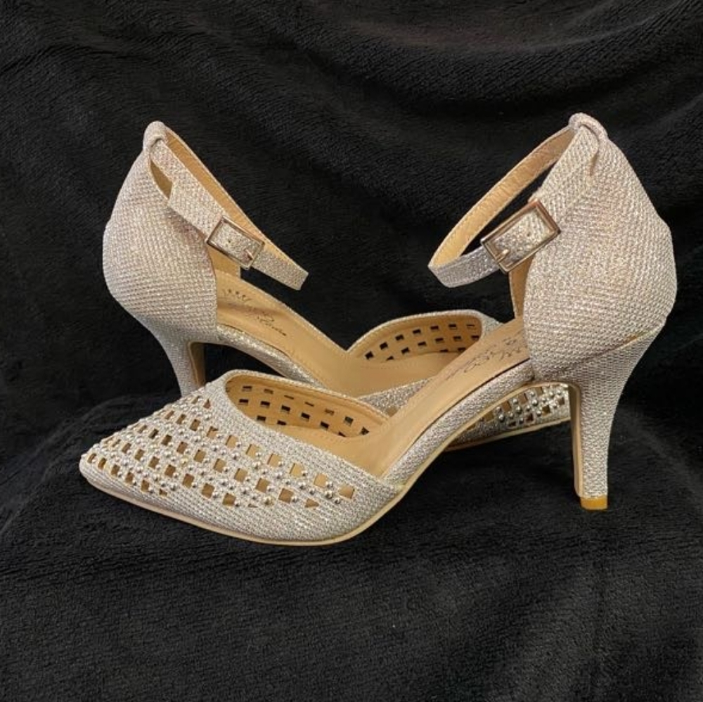 Silver Party Dress Shoes